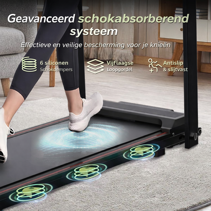 FITONA Loopband Flex F20 (met inklapbare handrail)