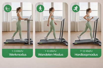 AKUELER X FITONA Premium Loopband F50 (met Inklapbare handrail)