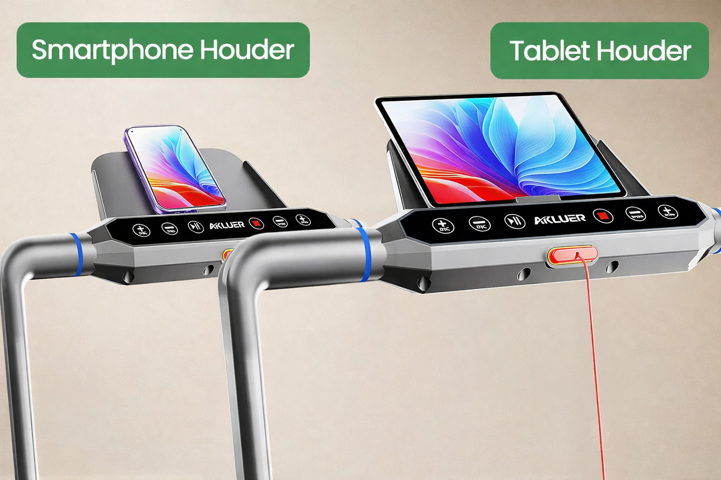 AKUELER X FITONA Premium Loopband F50 (met Inklapbare handrail)