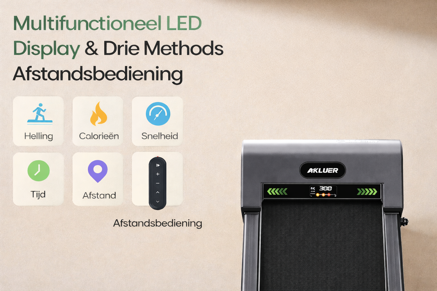 AKUELER X FITONA Premium Loopband F40 (zonder handrail)